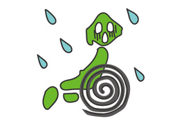 rip throughのイラスト